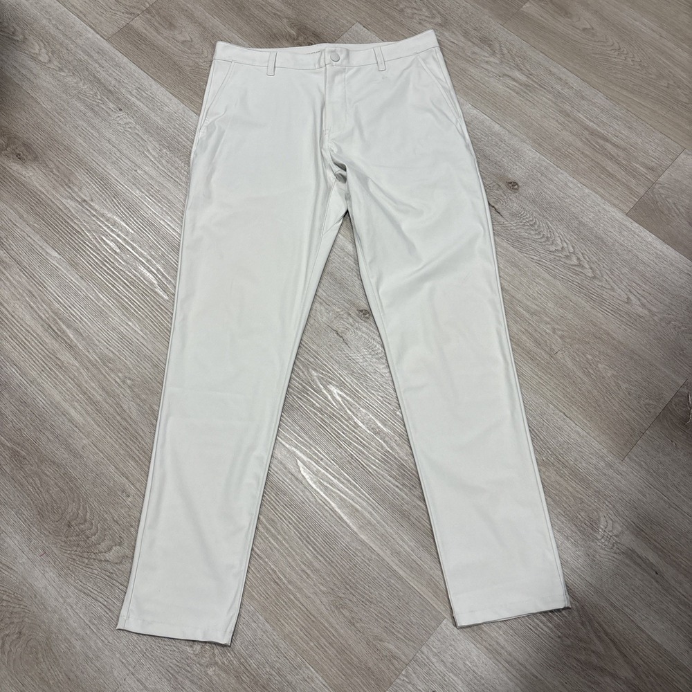 Rhone Pants Mens 33x32 Beige Commuter Golf Performance Athletic Stretch